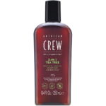 american crew tea tree tea tree oil hair shampoo conditioner shower gel 3 in 1 for moisturizing 250 ml 1709627345