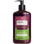 arganicare macadamia paraben free hair conditioner nourishing moisturising 400 ml 1786013653