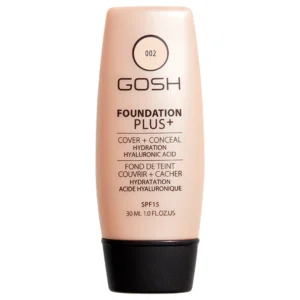 gosh foundation plus hydrating brightening covering liquid foundation 002 ivory spf 15 30 ml 1789987159