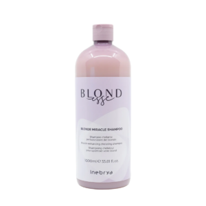 inebrya blonde miracle hair shampoo for neutralisation of yellow tones 1000 ml 1782208372