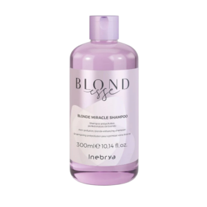 inebrya blonde miracle hair shampoo for neutralisation of yellow tones 300 ml 1782208304