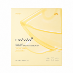 medicube kojic acid turmeric brightening gel mask brightening even skin tone gel mask for face 4 pcs 28 g 1787118813