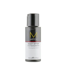 mitch care heavy hitter paraben free hair shampoo deep cleansing 50 ml travel 1673656892