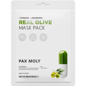 paxmoly real olive radiance sheet mask for face 25 ml 1785488308
