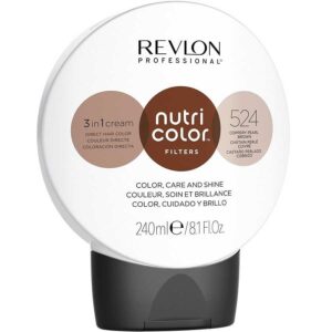 revlon nutri color filters hair colouring cream mask color enhancement 524 coppery pearl brown 250 ml 1776423148