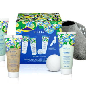 set baija purifie cleansing exfoliating foot scrub 30 ml purifie cleansing exfoliating scrub mask for feet 30 ml purifie hydrating foot cream 30 ml pu