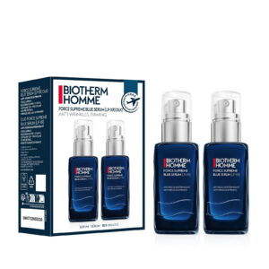 set duo biotherm force superme blue anti aging daily serum for face 2 pcs 60 ml 1784266961
