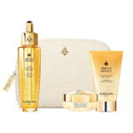 set guerlain abeille royale replumping oil for face neck 50 ml abeille royale honey age defying day cream for face 15 ml abeille royale cleansing foam