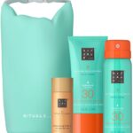 set rituals the ritual of karma shimmer body oil 30 ml the ritual of karma sun protection cream for face spf 30 50 ml the ritual of karma white tea su 1