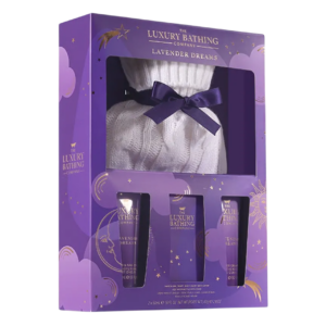 set the luxury bathing company cosy up lavender dreams soothing relaxing vanilla bath salt 80 g cosy up lavender dreams hydrating softening body cream