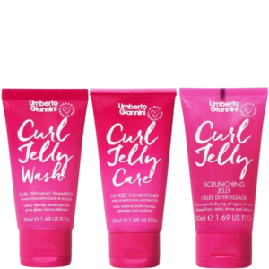 set umberto giannini curl jelly hair styling gel curl definition frizz control medium hold 50 ml curl jelly hair shampoo curl defining 50 ml curl jell