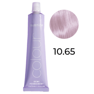 subrina professional demi permanent colour vegan demi permanent hair dye 10 65 lightest blonde mahogany 60 ml 1776929017
